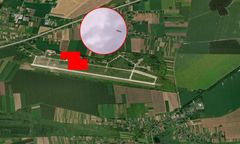 Pożar na lotnisku. Rosja wystrzeliła w jedno miejsce dziesiątki rakiet