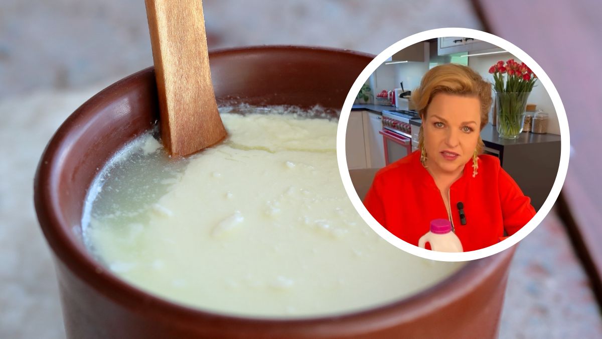 Katarzyna Bosacka poleca pić zsiadłe mleko