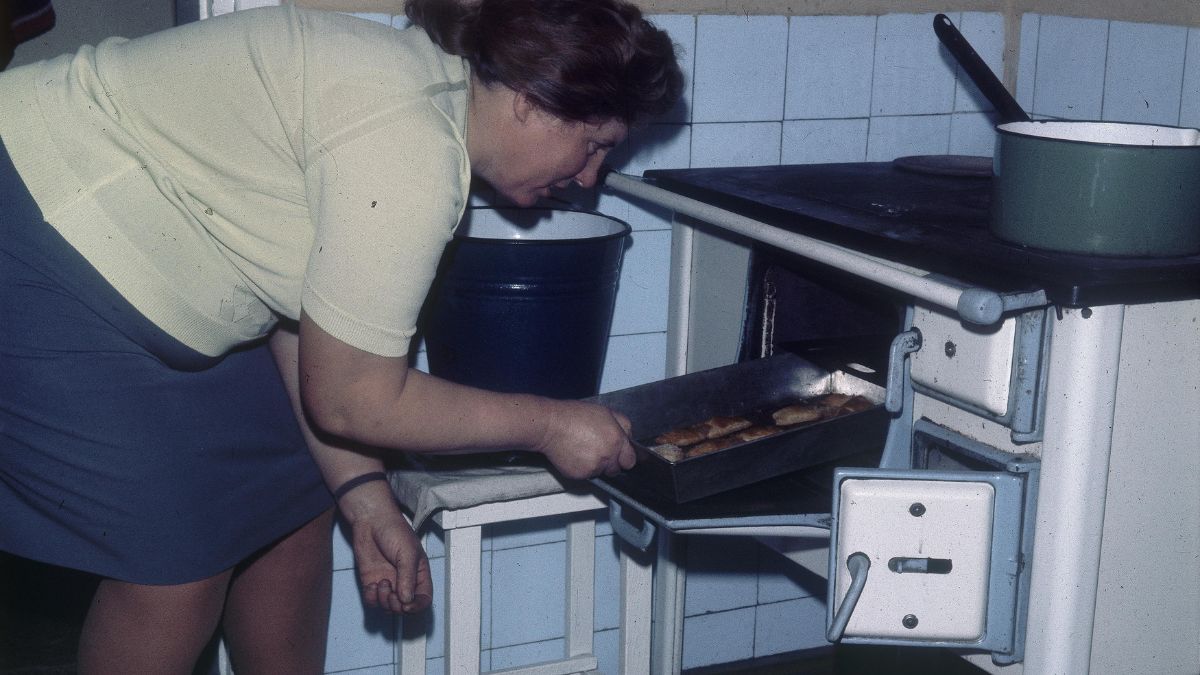 Gospodyni z KGW w Milęcinie, 1974 r. 