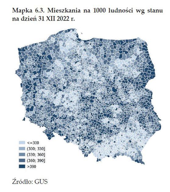 W niektórych regionach Polski już dziś jest za dużo mieszkań.