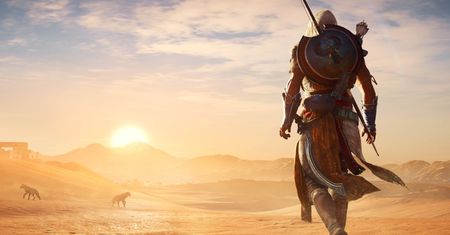 Porcja rozgrywki z Assassin's Creed: Origins - gameplay z Xbox One X