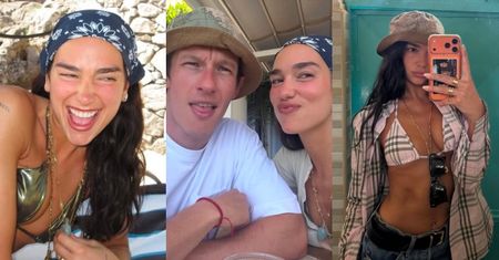 Tak Dua Lipa spędza miesiąc miodowy we Włoszech: wspólne kąpiele, zajadanie się frykasami i czułości z mężem (ZDJĘCIA)