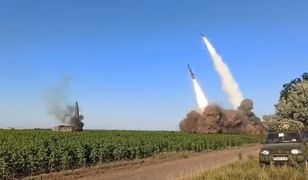 Rakiety OTR-21 Toczka odpalone na pozycje Rosjan. Ministerstwo Obrony Ukrainy pokazuje nagranie