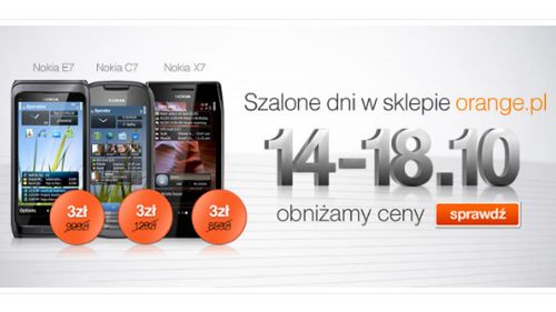Szalone dni w sklepie Orange - telefony Nokia za 3 złote 1