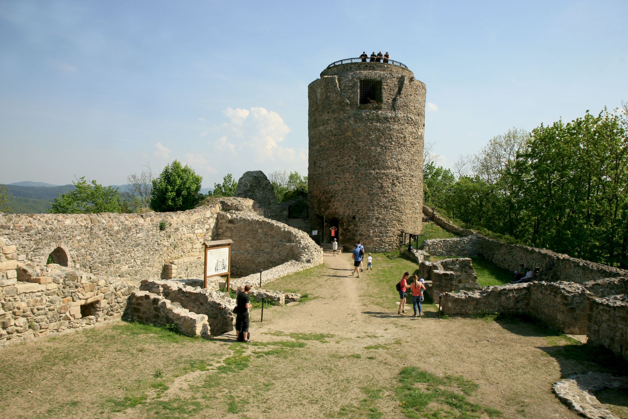 Ruiny Zamku Wleń 