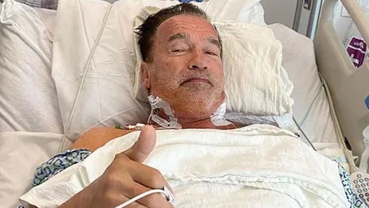 Arnold Schwarzenegger w szpitalu