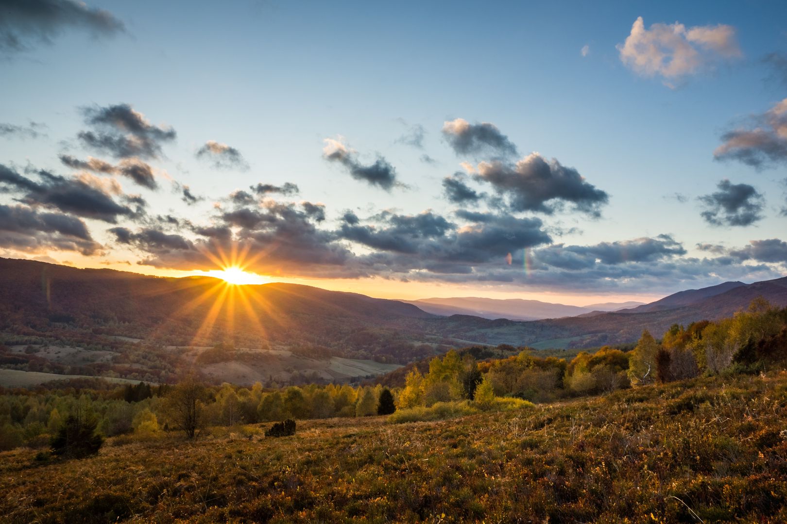 Bieszczady zachwycają widokami
