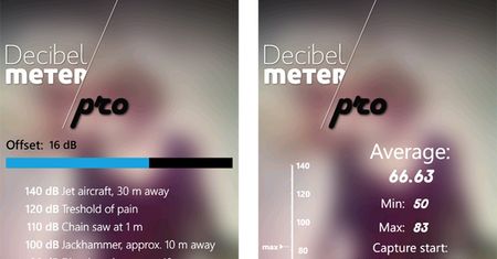Aplikacja na WP7 mierząca poziom hałasu