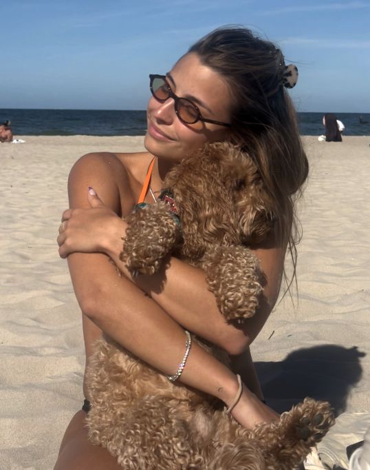 Julia Wieniawa na plaży