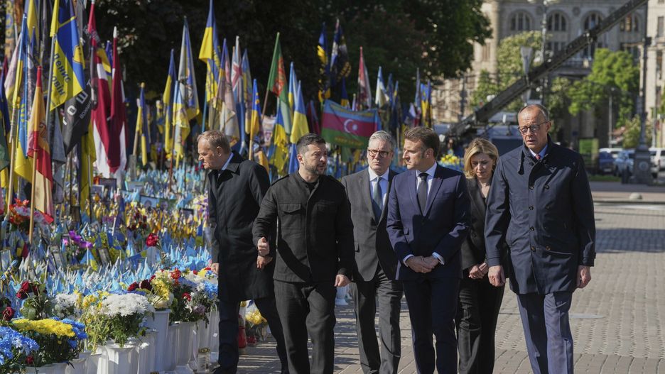 Europejscy politycy z wizytą w Kijowie
