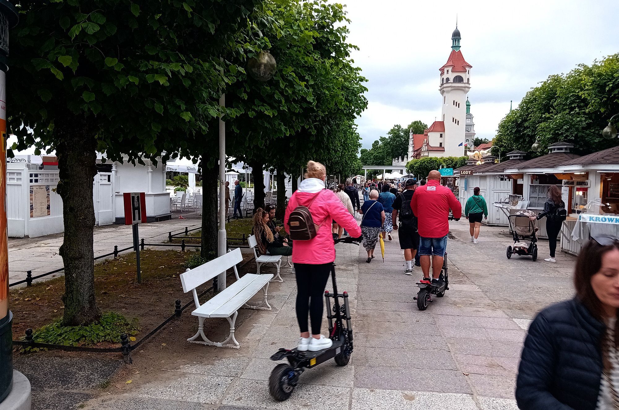 Hulajnogi, Skwer Kuracyjny w Sopocie
