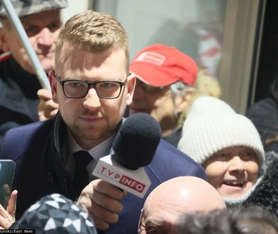 Już nie TVP. Borecki w nowej telewizji, zaczął od spięcia na konferencji