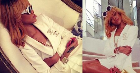 Rihanna w domu Coco Chanel! (ZDJĘCIA)