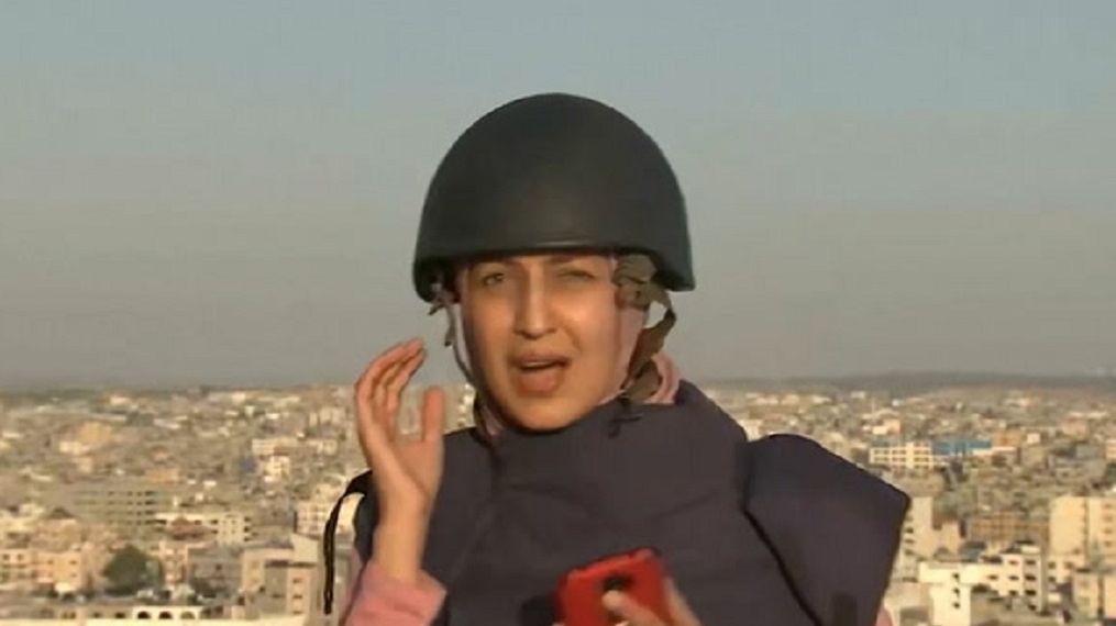 Dziennikarka prowadziła relację ze Strefy Gazy