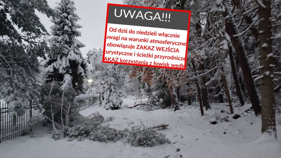 Zakaz wejścia na szlaki Parku