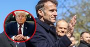 Macron zapytany o rozmowę z Trumpem. Tak odpowiedział