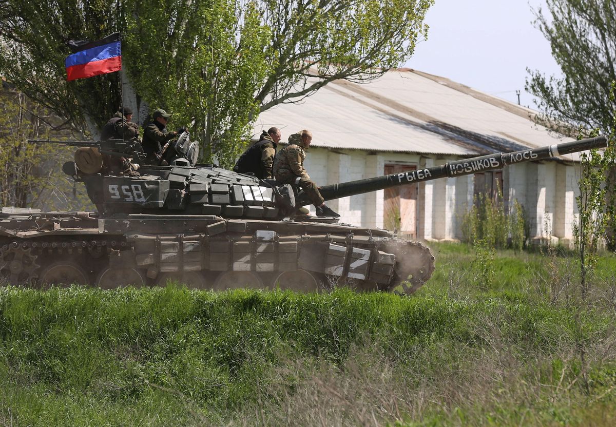 Wojska rosyjskie we wschodniej Ukrainie 