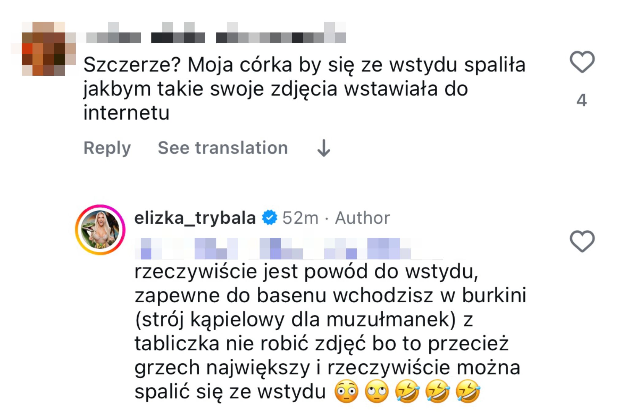 Internauci krytykują Elizę Trybałę