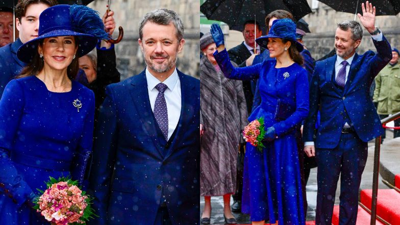 Król Fryderyk X i królowa Maria odwiedzili duński parlament