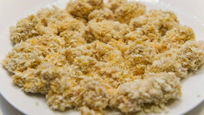 Móżdżek cielęcy gotowy do smażenia