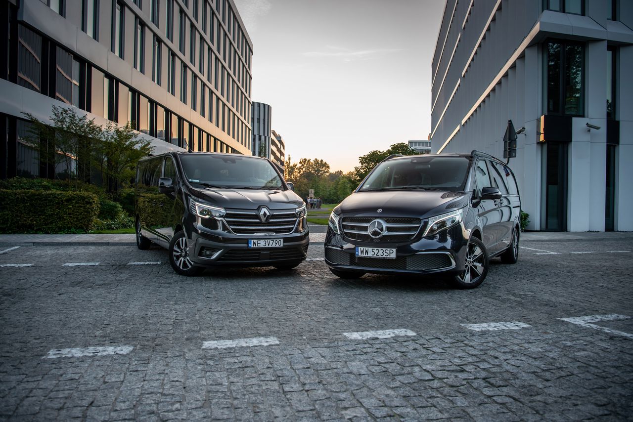 Test: Renault Trafic SpaceClass vs. Mercedes Klasy V – prestiż prestiżowi nierówny