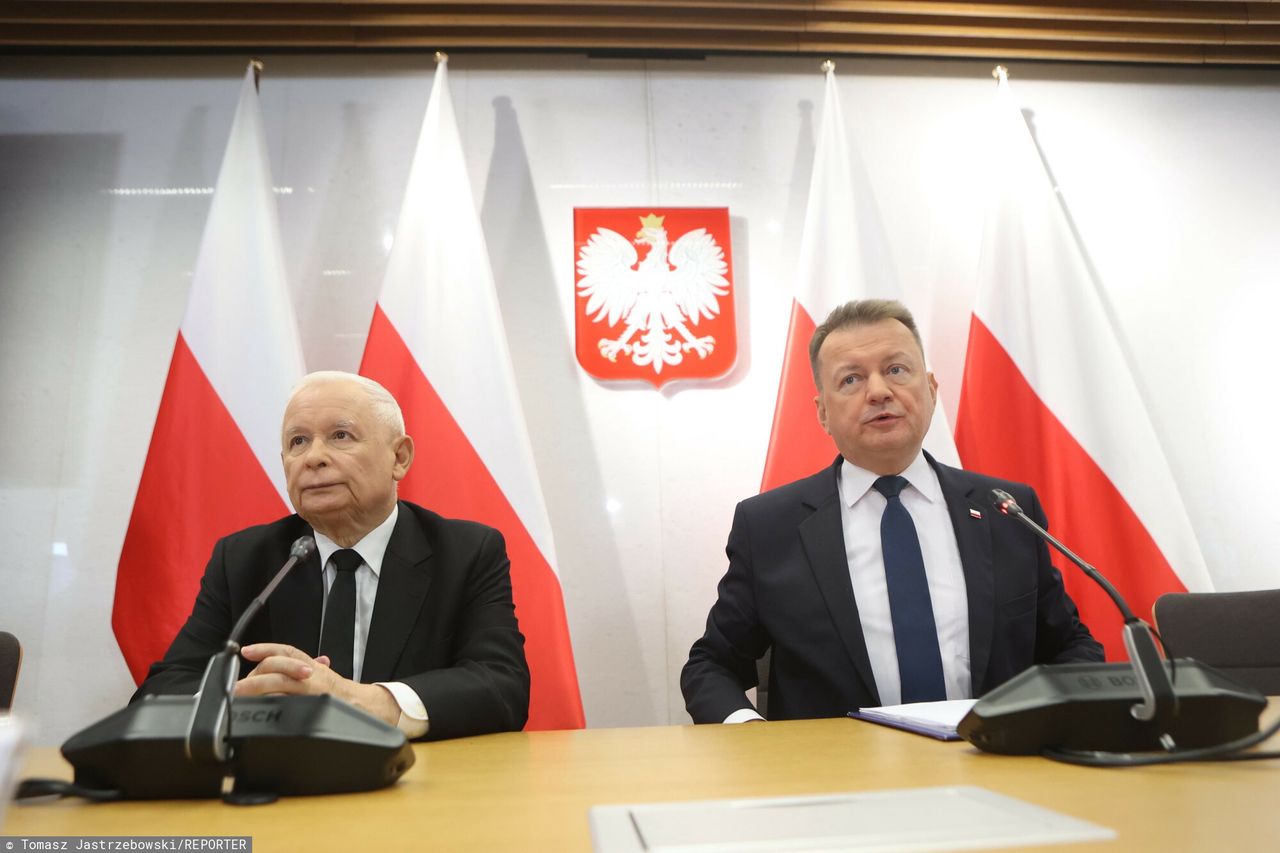 Jarosław Kaczyński i Mariusz Błaszczak