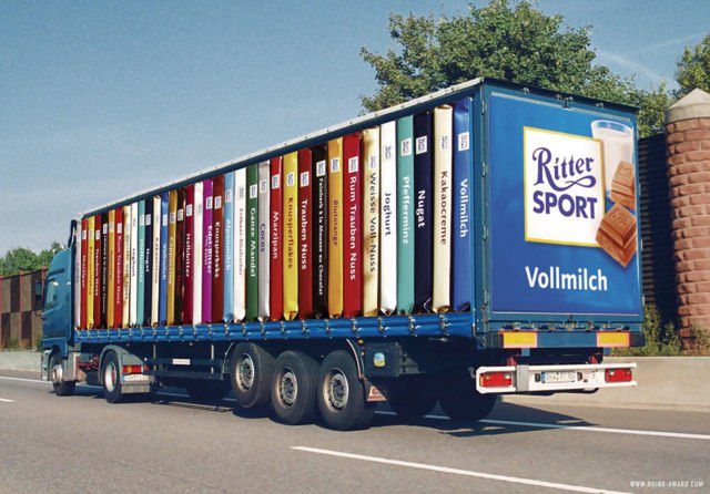 15 gigantycznych reklam na ciężarówkach - Photoshop vs. rzeczywistość 15