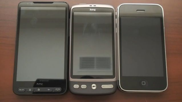 HTC Desire vs iPhone 3GS vs HTC HD2 - porównanie przeglądarek [wideo] 1