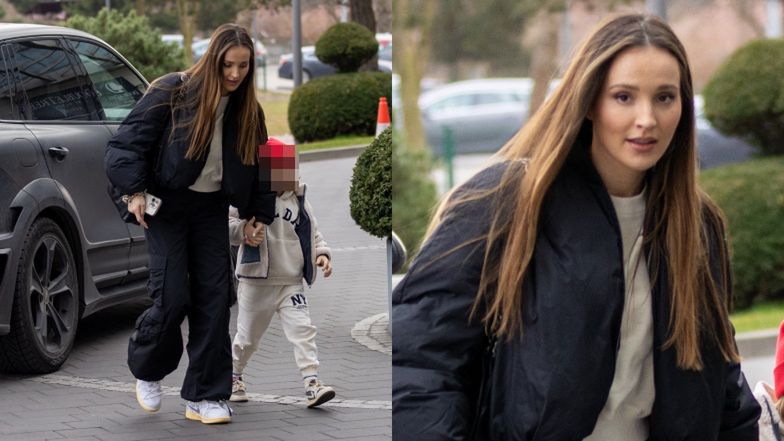 Marina Łuczenko z synem Liamem