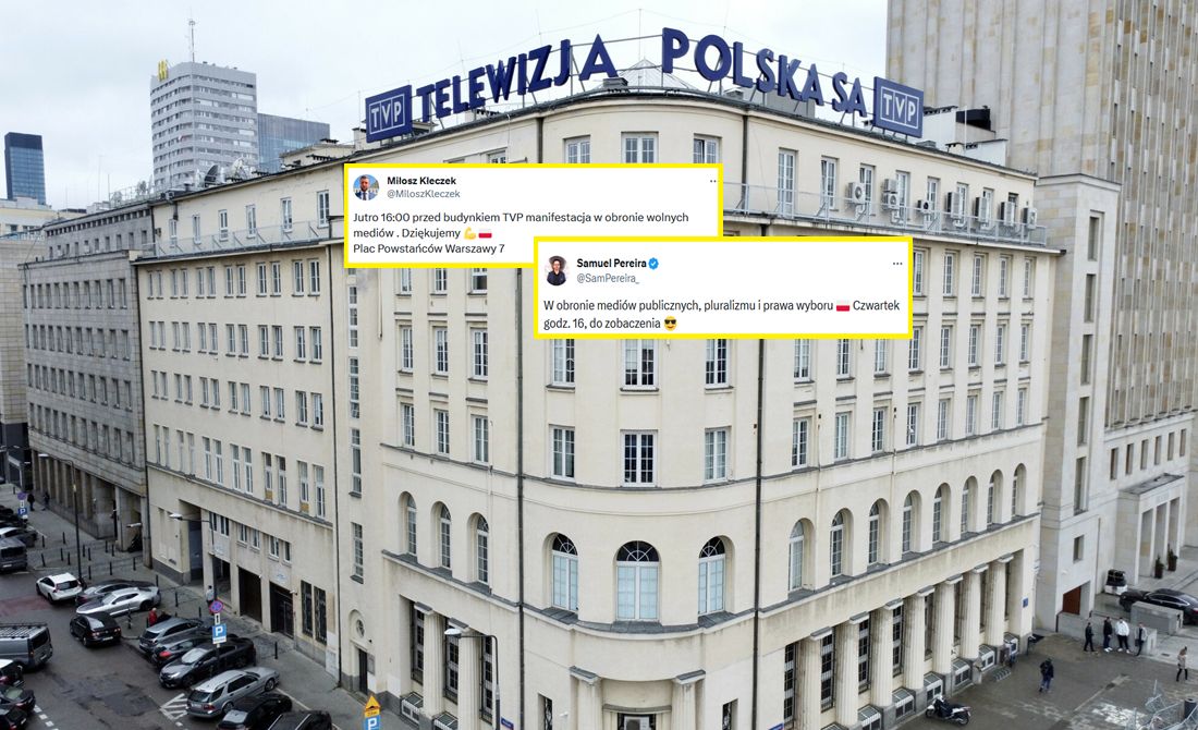 "Do zobaczenia". Kłeczek i Pereira zapraszają na protest w Warszawie