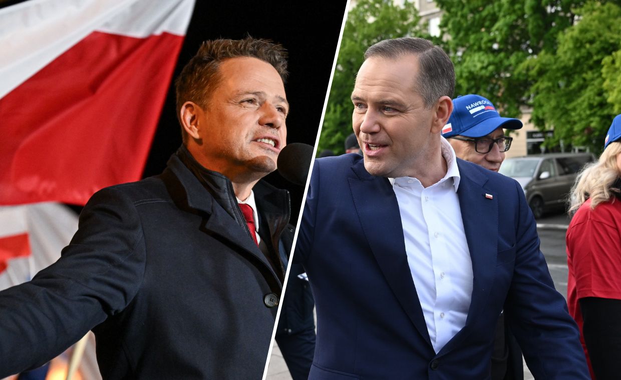 Rafał Trzaskowski i Karol Nawrocki