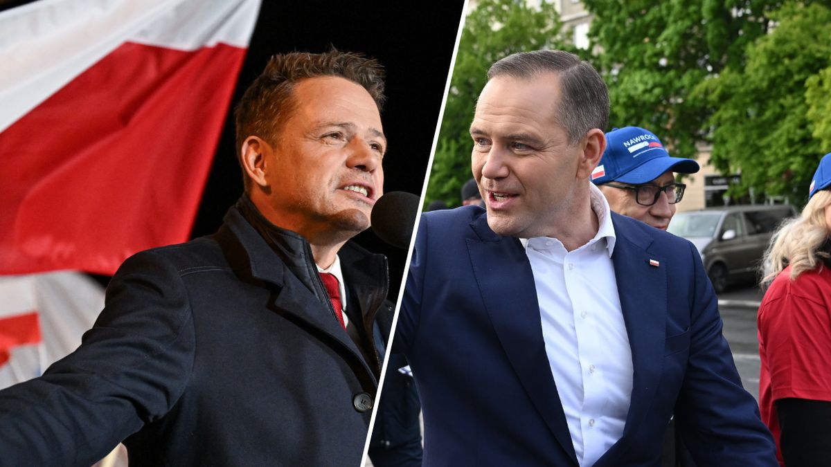 Rafał Trzaskowski i Karol Nawrocki