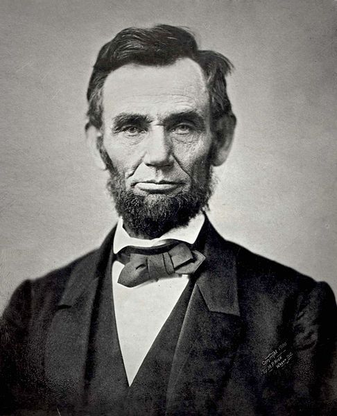 Portret Lincolna (Fot. Britannica/Wikipedia Commons)