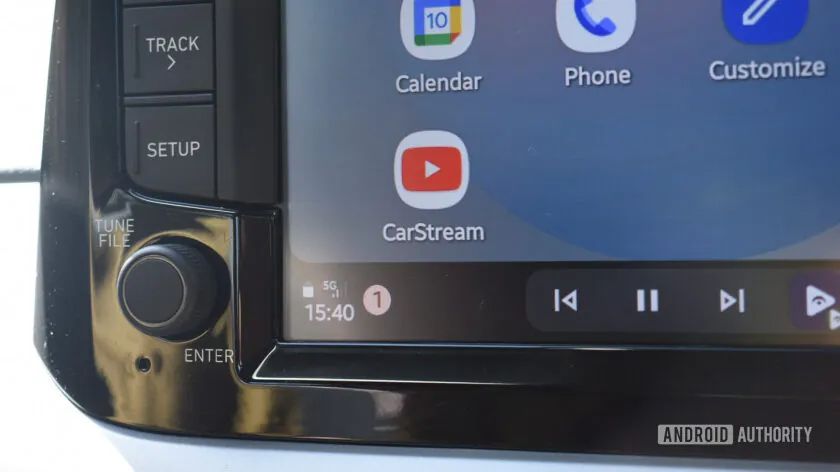 Ikona YouTube'a w Androidzie Auto