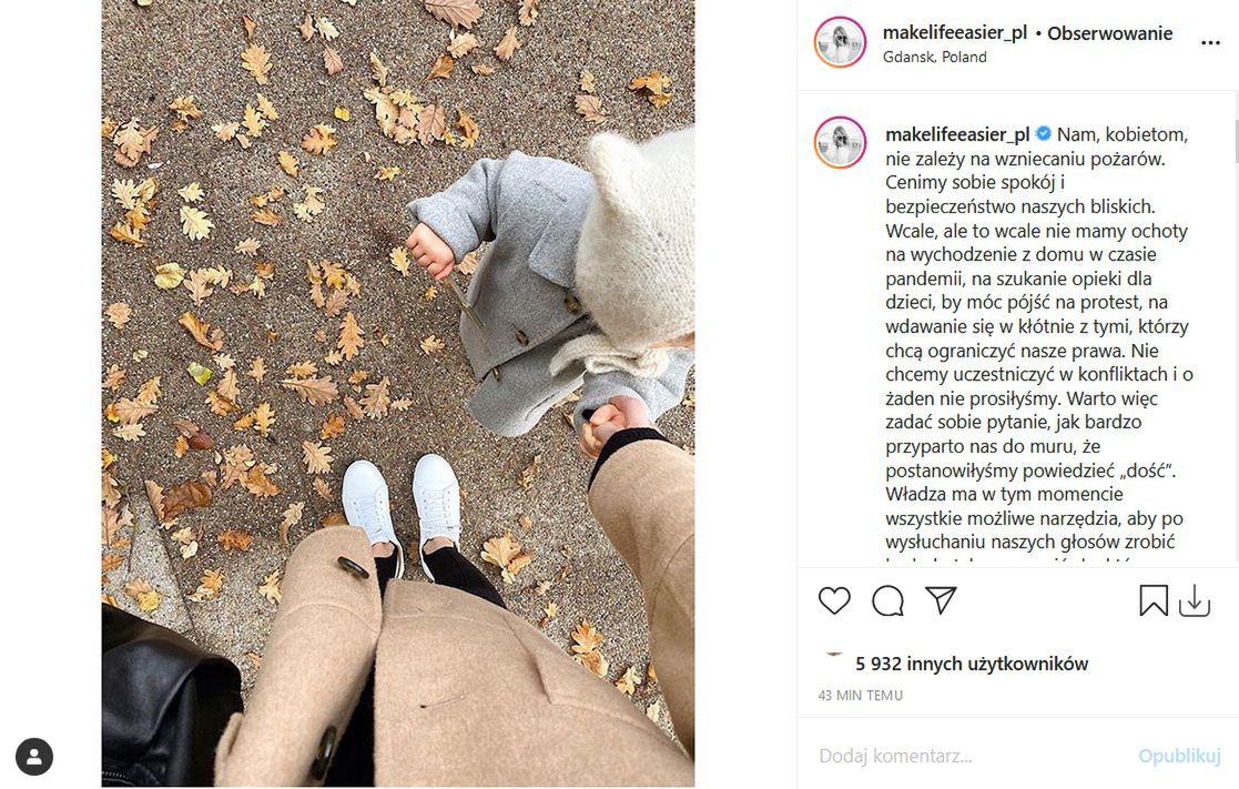Kasia Tusk o Strajku Kobiet