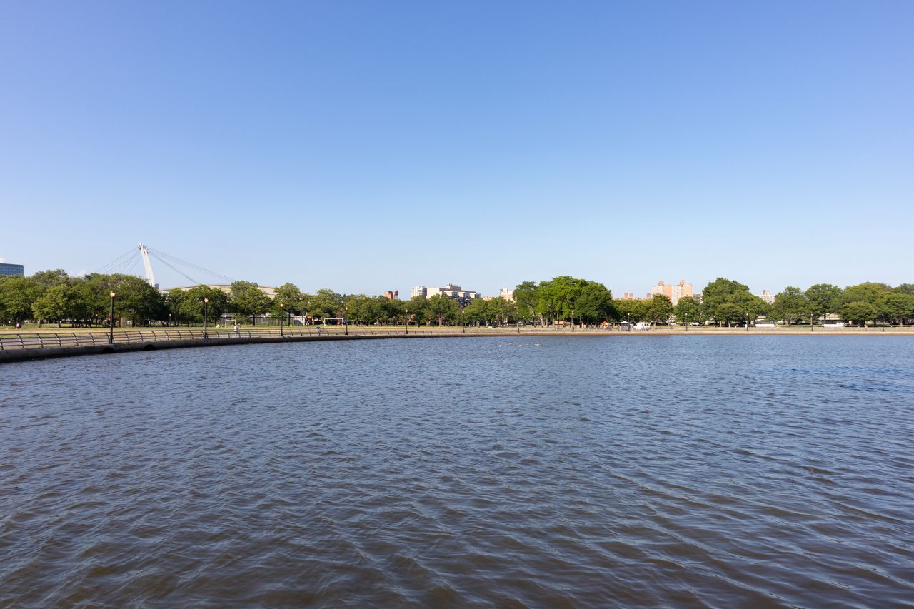 Lake in Corona Park in Queens