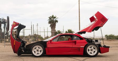 Ferrari F40 z małym przebiegiem trafi na aukcję
