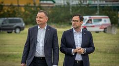 Andrzej Duda a Daniel Obajtek. W Pałacu "wielki podziw"