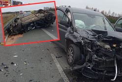 Z auta został wrak. "Zmęczony kierowca może być niebezpieczny"