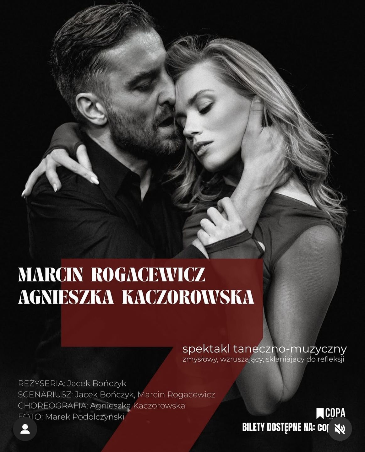 Agnieszka Kaczorowska i Marcin Rogacewicz ogłosili spektakl