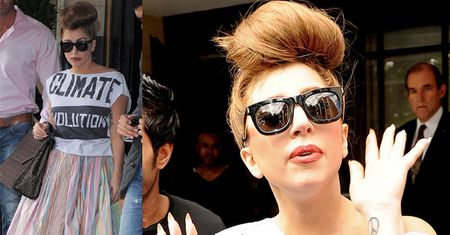 Gaga w dwóch różnych butach… (FOTO)