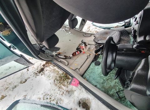 Wnętrze wydachowanego focusa