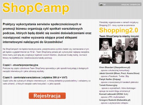 ShopCamp, czyli e-commerce dla praktyków
