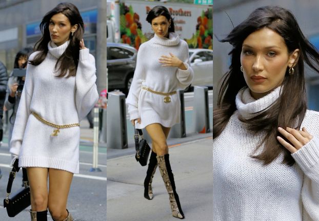 Stylowa Bella Hadid niczym supermodelka z lat 90.