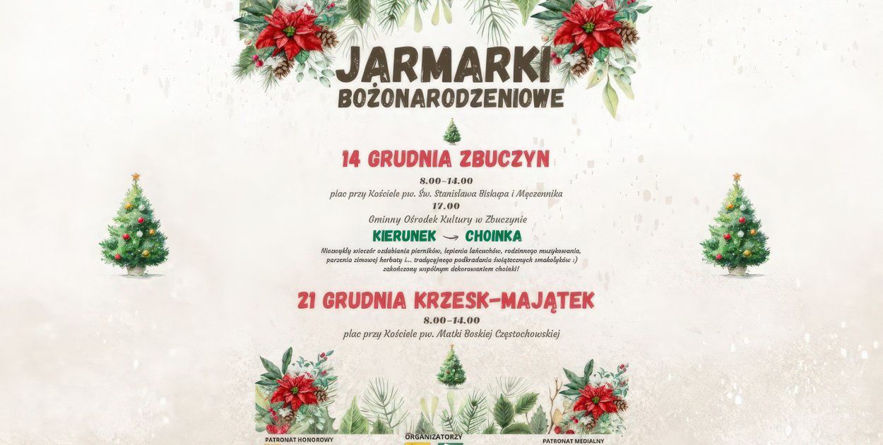 Zbuczyn: Świąteczne tradycje i jarmarki w gminie