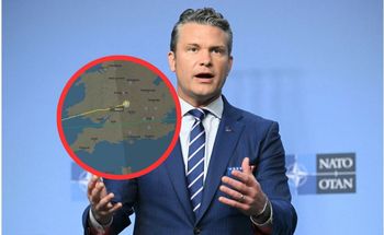 Awaryjne lądowanie samolotu Sił Powietrznych USA. Na pokładzie Pete Hegseth