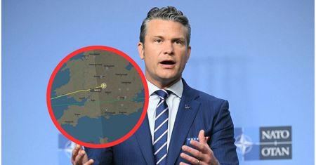 Awaryjne lądowanie samolotu Sił Powietrznych USA. Na pokładzie Pete Hegseth