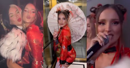 Marina Łuczenko szaleje na celebryckiej imprezie. Przebrała się za seksowną Japonkę (FOTO)