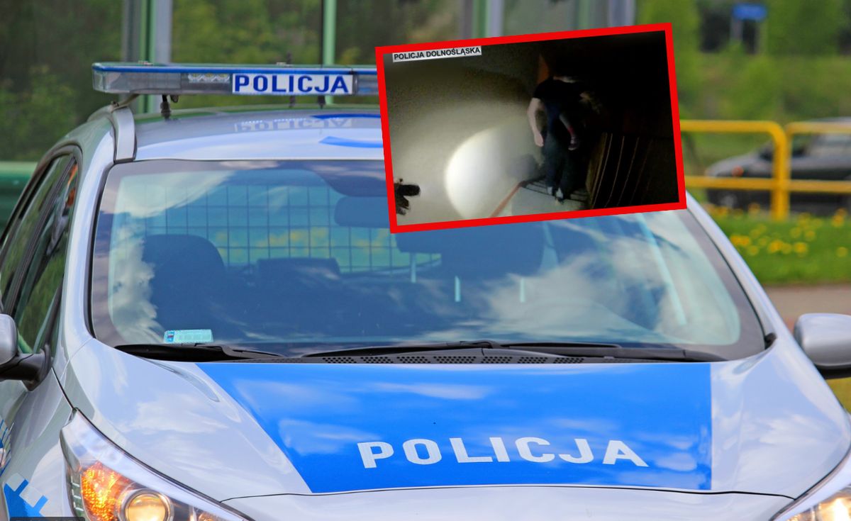 policja, ewakuacja Ewakuowano cały budynek. Nagranie z akcji policji