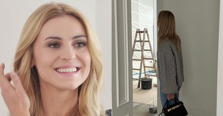 Kasia Tusk infiltruje remontowane mieszkanie w szpilkach i z torebką za 8 tysięcy... Też tak stroicie się do majstra? (ZDJĘCIA)